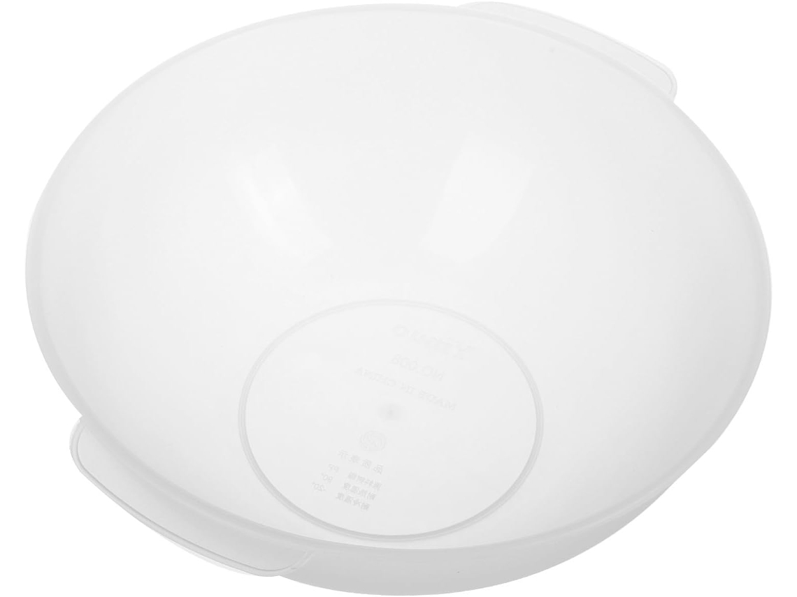 Bacia Redonda De Plástico De 21 Cm Com Alça, Bacia Multifuncional