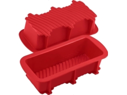 Conjunto De 2 Formas Para Pão E Bolos, Em Silicone, Para Forno, Confeitaria E Preparo Doméstico