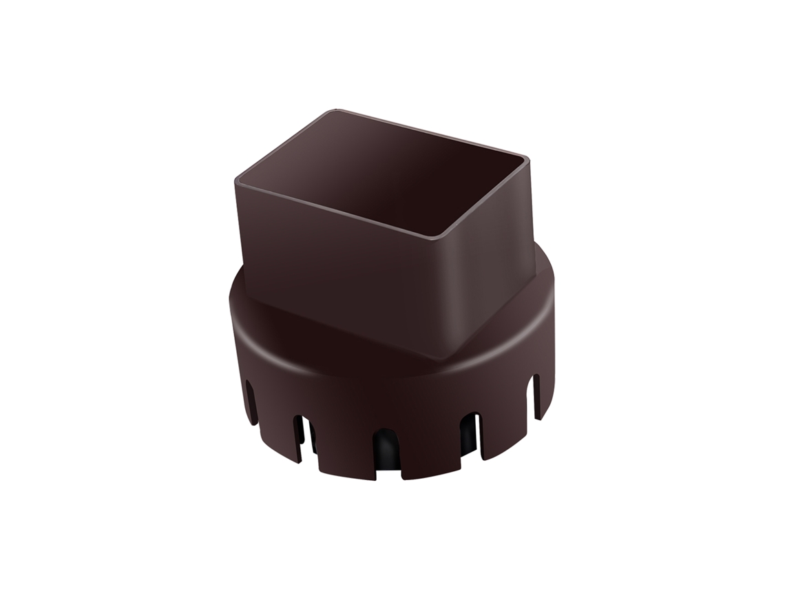 Laxiscreed Adaptador De Calha De Drenagem 2x3 Polegadas, Compatível Com Tubos De Calha Andonline, Para Instalação De Drenagem Eficaz