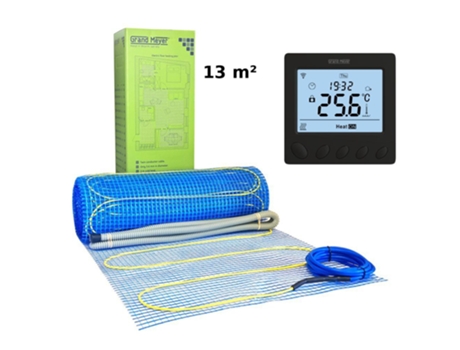Kit De Aquecimento Elétrico Para Piso Radiante 13 M², 170 W/m² Termóstato W390, Grand Meyer