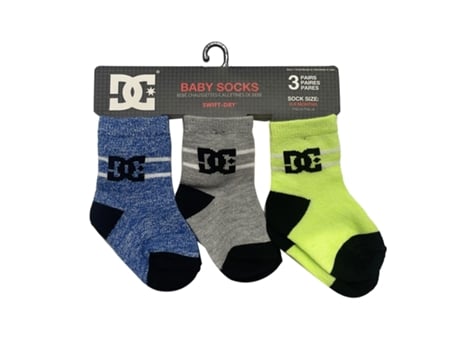 Meias listradas DC Baby (0-6 meses): conforto e estilo para o seu pequeno