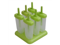 Molde De Popsicles Reutilizável Para Crianças - Seguro, Fácil De Usar E Sem Mãos Pegajosas Verde