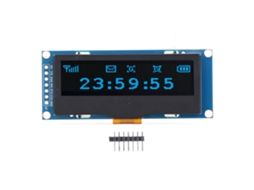 Módulo de Tela OLED 2.23 polegadas 128x32 SSD1305 IIC/SPI display azul S/MARCA