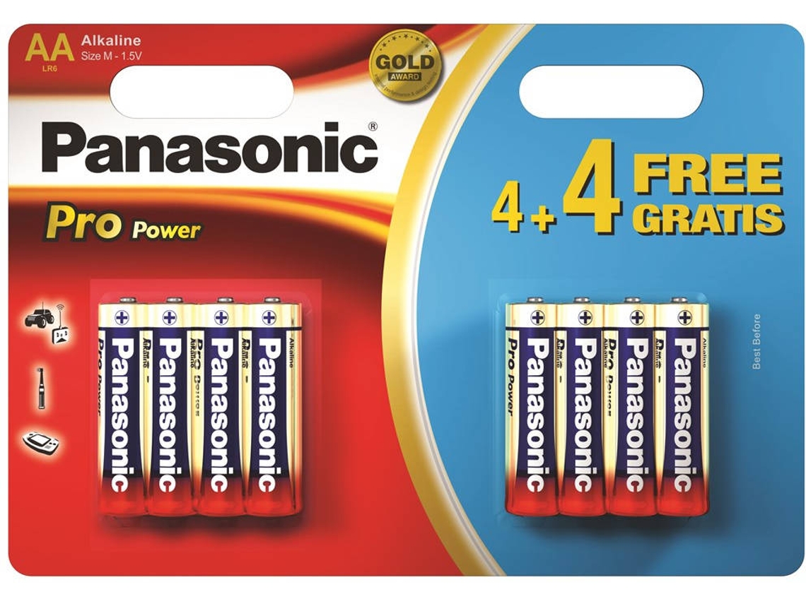 Pilhas PANASONIC Pro Power AA 4+4