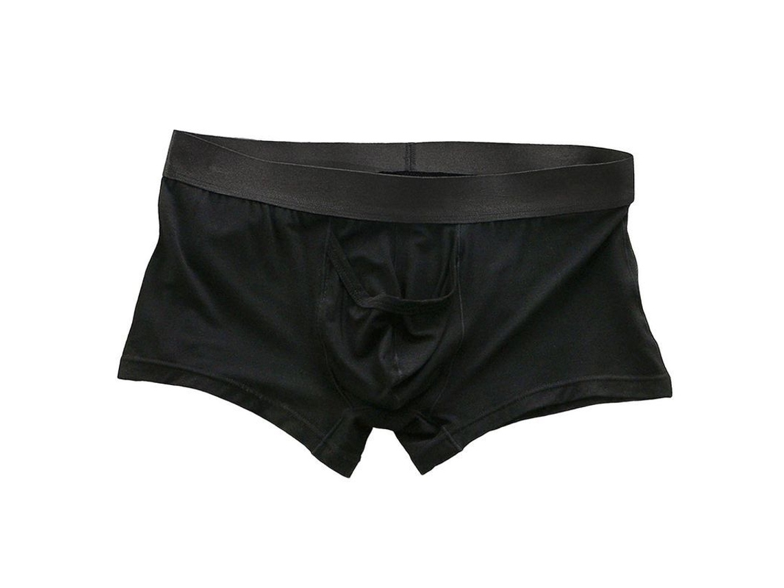 2026 calzoncillos para Hombre de Cintura Media Elástica Con Diseño Convexo U Y Color Block Simple Y Moderno
