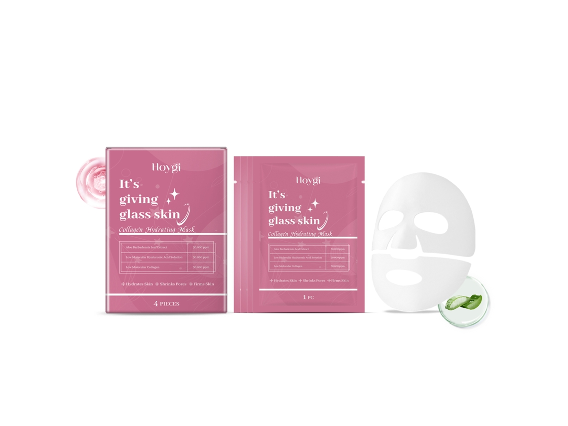 Máscara Facial Hidratante Com Colágeno