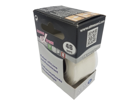 Fita de Silicone Auto Fusível Resistente a Vazamentos Isolante e Elástica, Cor Cinza