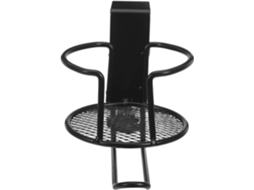 Gancho De Mesa Em Ferro Preto Para Fones De Ouvido E Porta-copos, Com Trava Segura Anti-transbordamento, Ideal