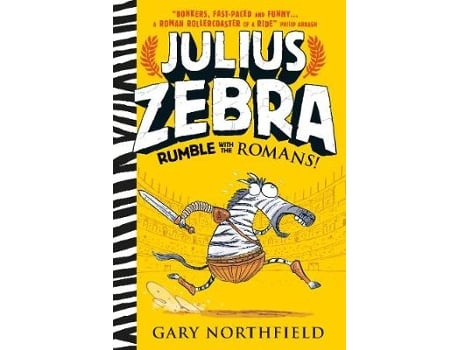 Livro julius zebra: rumble with the romans! de gary northfield (inglês)