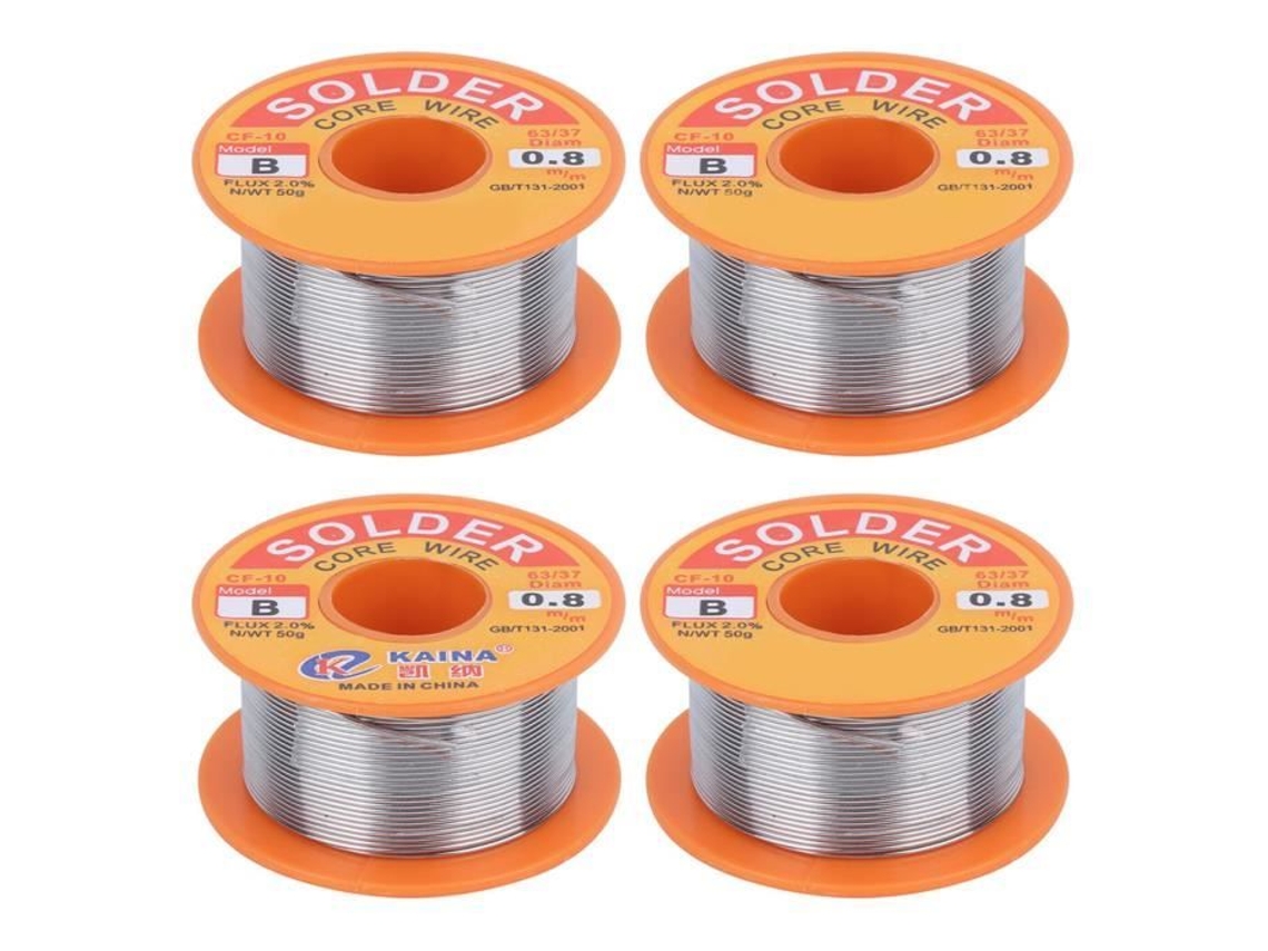 Fio de solda - YOSOO - Alta pureza - 50g - 0,8mm - Solda rápida sem limpeza YOSOO