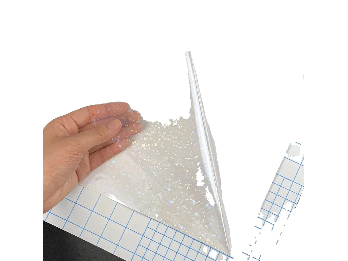 Filme De Laminação Holográfico, Proteção À Prova D'água, Uso Versátil, 50pcs Estrela