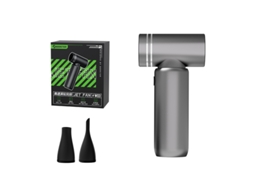(cinza) Mini Aspirador De Pó Portátil De Alta Velocidade Com Turbina A Jato Superalimentada, 110.000 Rpm