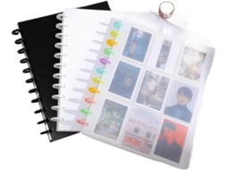 Classeur De Cartes Photo – Álbum Grande Capacidade Para Cartes Idol Com 9 Grades - Pochettes Transparentes E
