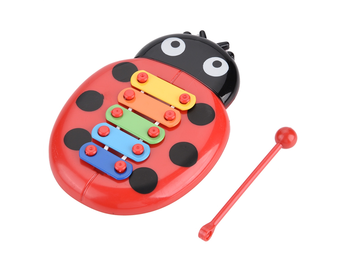 Mali brinquedo Educativo Xilofone Besouro Instrumento Musical para Bebê Desenvolvimento