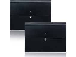 2 Pastas Expansíveis, Bolso para Arquivo de Bolso para Informações da Conferência BRILVIBERA