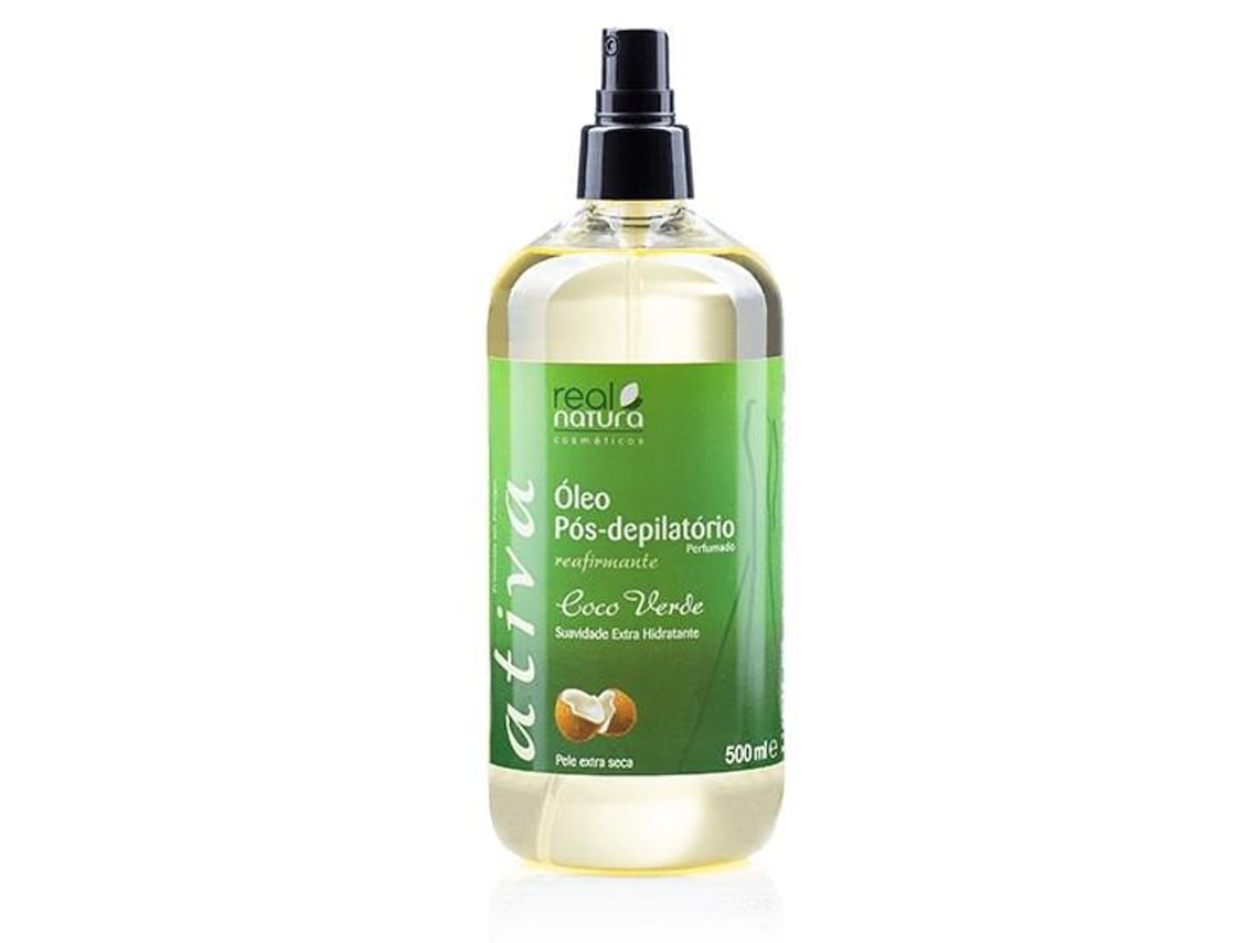 Real Natura Óleo Pós Depilatorio Côco Verde 500 ml