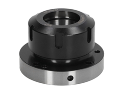 Mandril de Pinça Er50 Aço Carbono 100mm 7 Furos para Torneira Fresadora Cnc Industrial