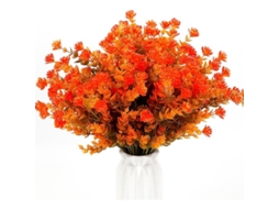 12 buquês de flores artificiais Nova Line de outono, resistentes UV, para decoração de casa, jardim e férias | S/MARCA