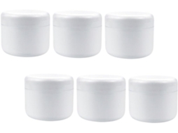 Conjunto De 6 Potes Para Creme Com Tampa, Potes Cosméticos Vazios, Recipientes Versáteis Para Armazenamento