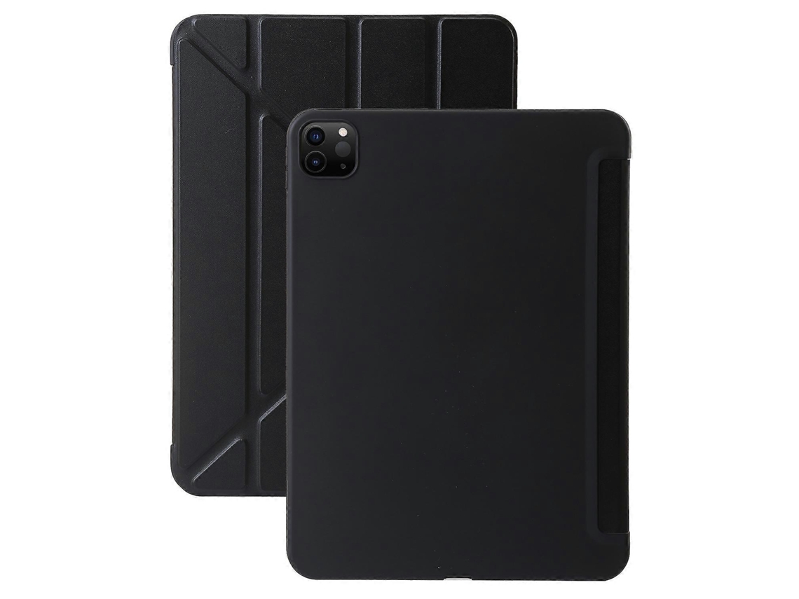 Capa de couro flip Webake para tablet com suporte e TPU deformável