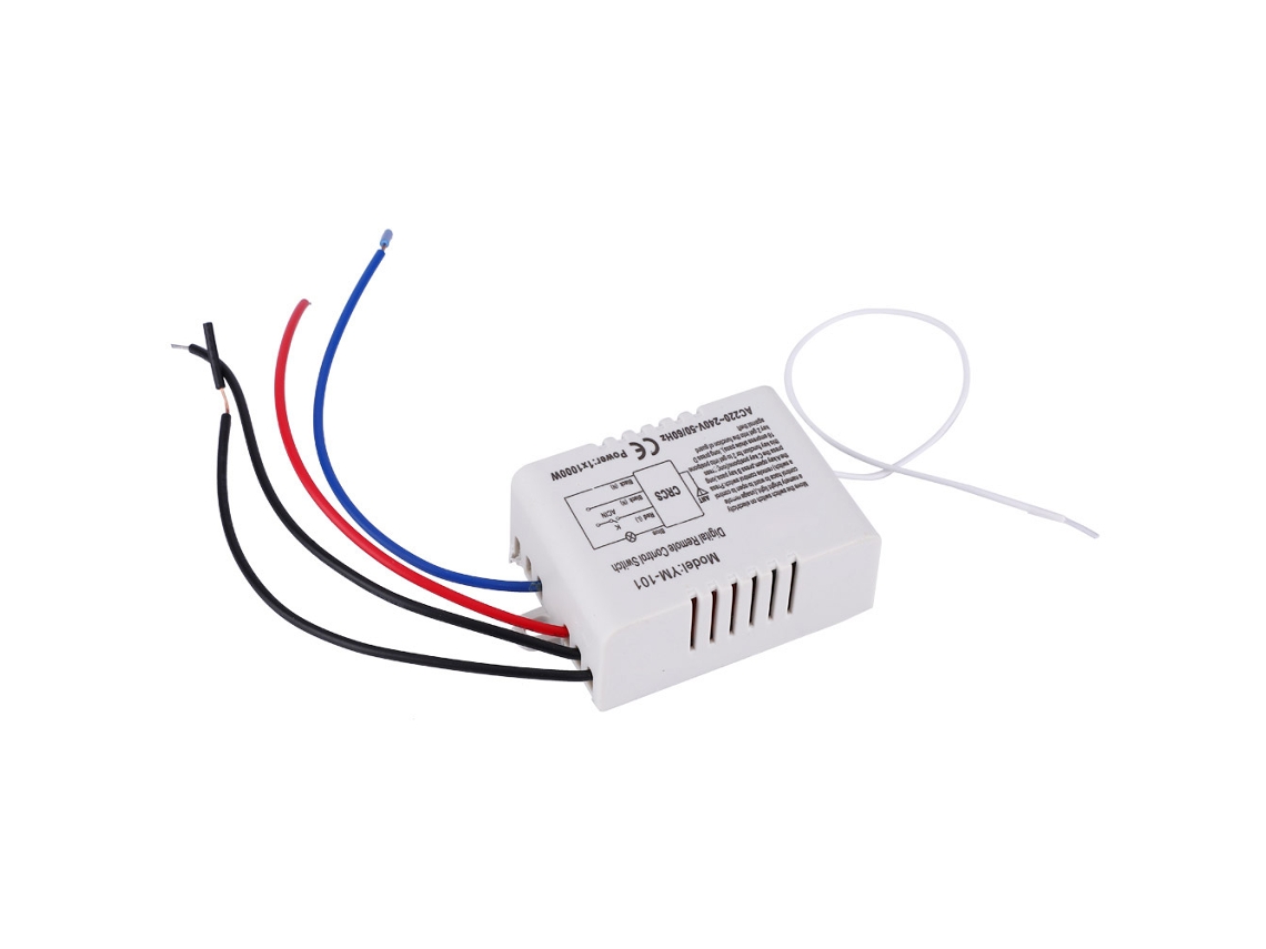 Laxiscreed Interruptor Remoto Digital Sem Fios Para Parede, Controlo E Transmissão Wireless