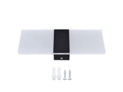 2026 lâmpada de Parede Led 6w Acrílico 360° Luminosa Alto Brilho Luz Up Down para Quarto Sala de Jantar 90‑265v Preto