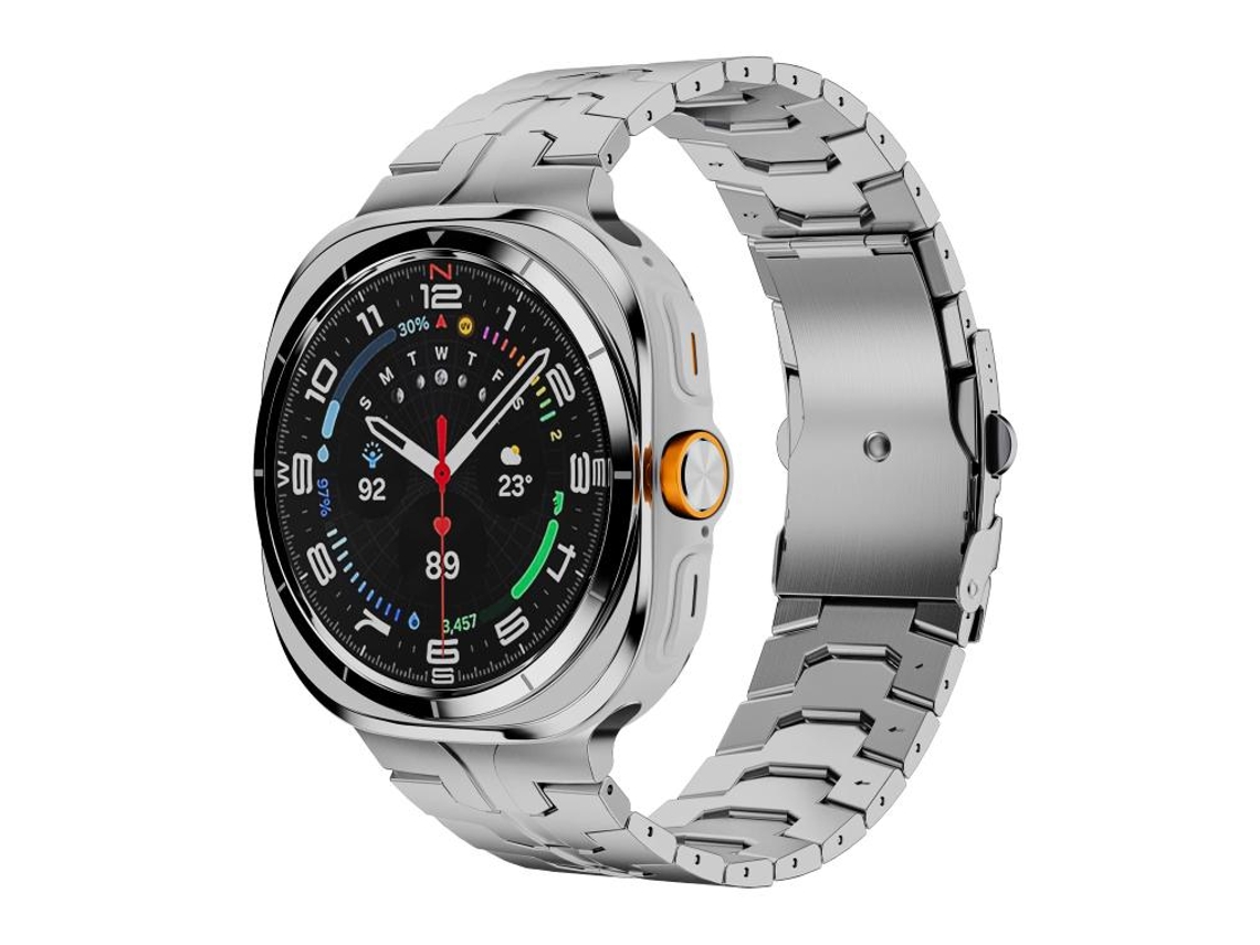 Bracelete Silicone com Diamante em Formato X para Samsung Galaxy Watch Ultra XIAOMOYU (47mm)