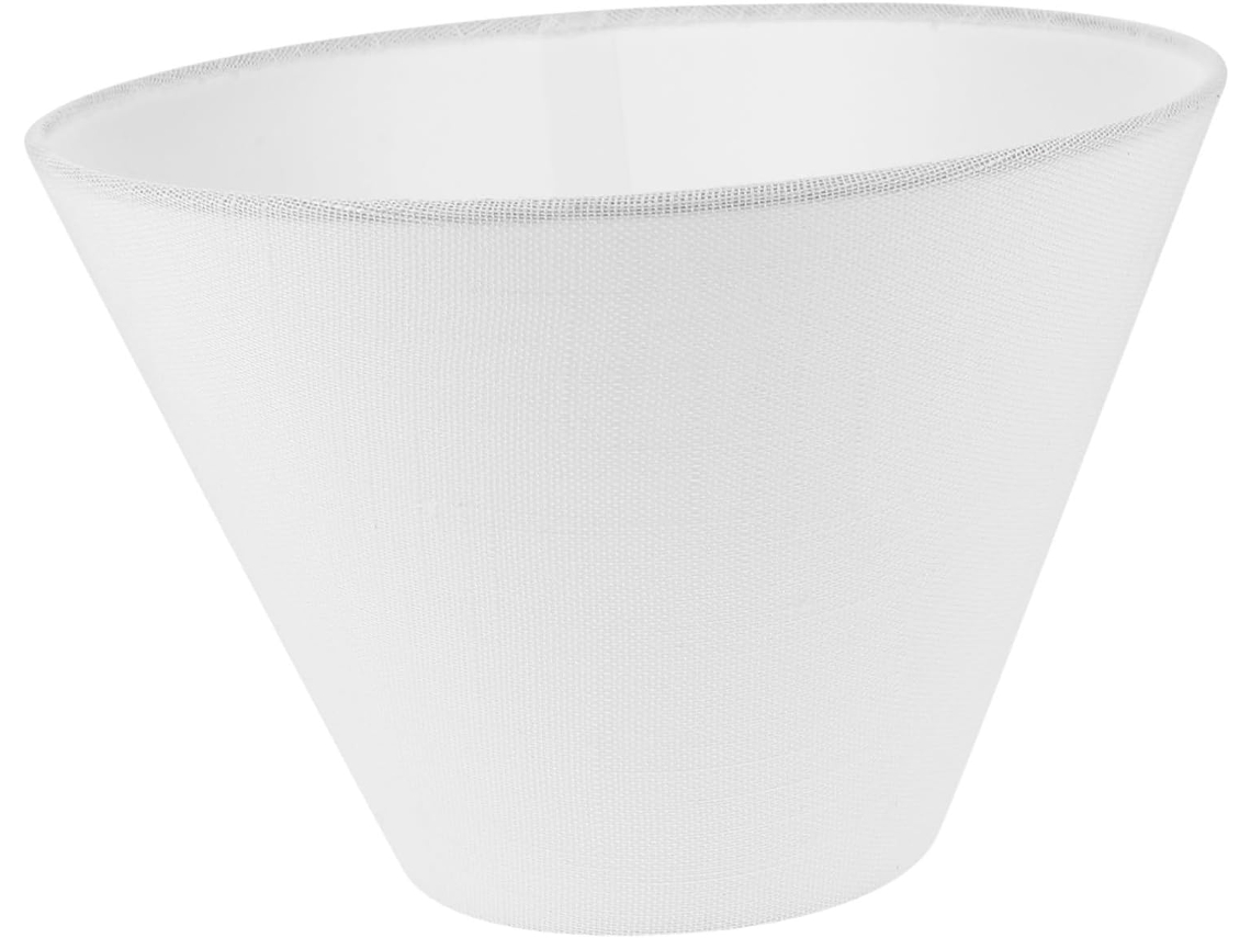 Abajur De Linho Branco Para Sala De Estar E Mesa De Cabeceira, Com Proteção Para A Luz.