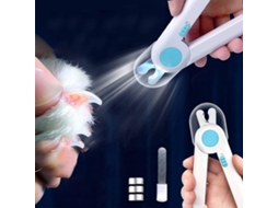 Cortador de unhas profissional e seguro para animais de estimação com LED