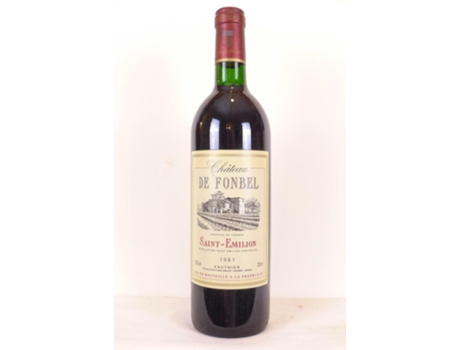 Vinho Tinto CHÂTEAU DE FONBEL 1981 (50 cl - 1 unidade)