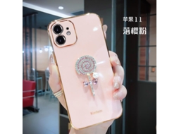 Capa LAXISCREED Electroplate Prot Apple Iphone Rosa Cereja