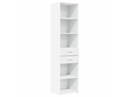 Conjunto 1 Aparador Alto Vidaxl Branco Derivados De Madeira (45 X 42.5 X 185 Cm)