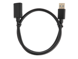 Cabo De Extensão Usb3.0 Macho Para Fêmea 5gbps Alta Velocidade Com Placagem De Ouro 0.5m