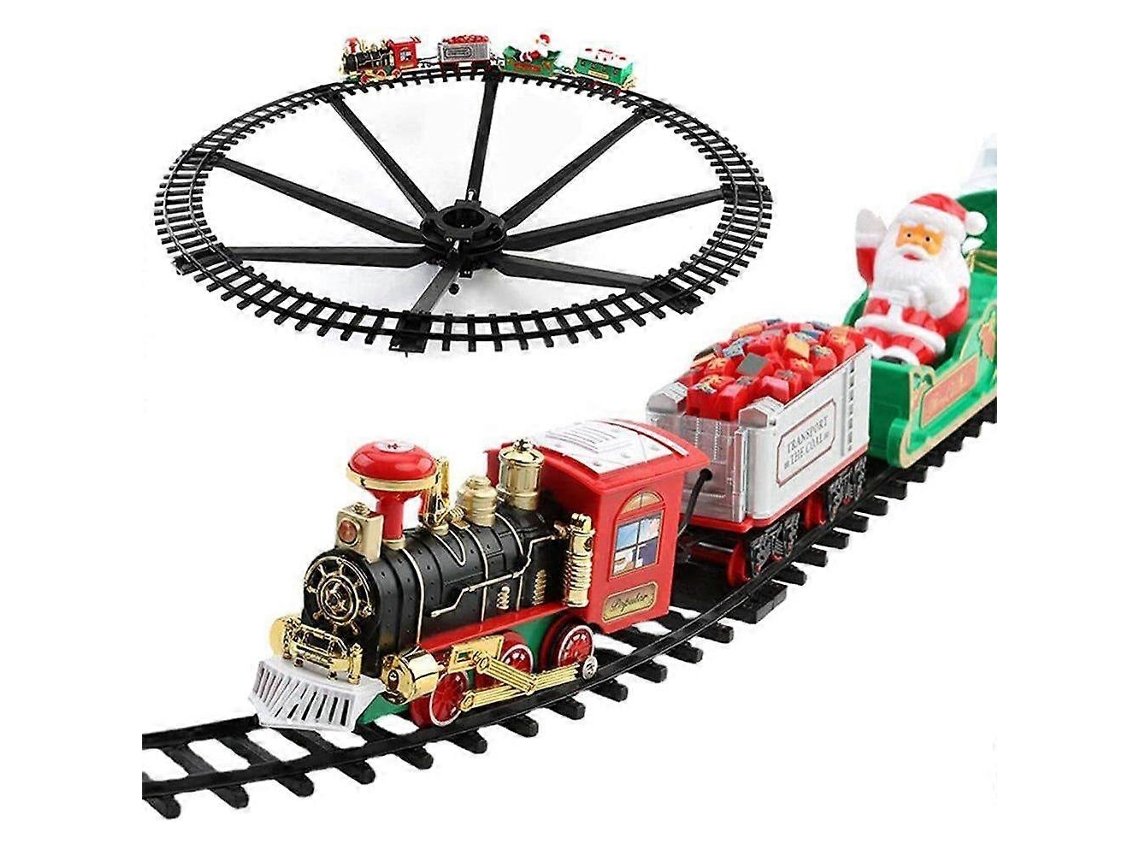 Comboio Elétrico De Natal Com Luzes E Sons