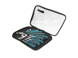 Laxiscreed Kit De 8 Pontas De Parafusador E Soquetes Em Aço Resistente E Anti-escorregamento