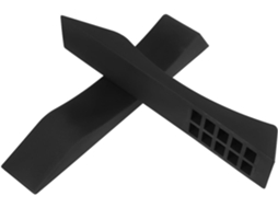 Levemolo 2 Almofadas De Silicone Para Carregamento Anilhas Halteres,