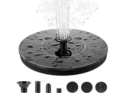 Bomba de fonte solar GARDEN FOUNTAIN, painel de fonte de água movido a energia solar energia solar circular com 6 anexos74
