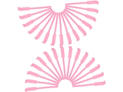 Pulseiras Descartáveis De Identificação Médica, Em Pvc Impermeável, Para Hospitais, Pacote Com 100 Unidades, Rosa De