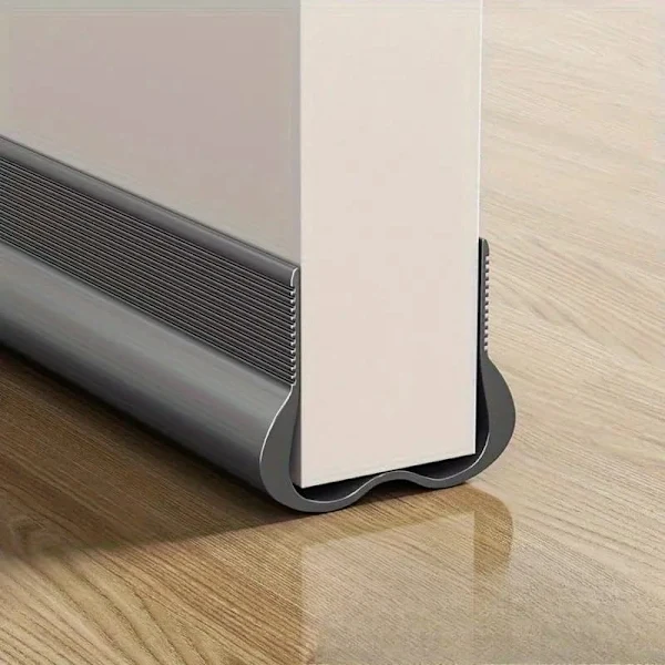 1-4 Peças Vedação De Porta Bloqueador De Correntes De Ar 93cm Pvc Impermeável Isolante Acústico Durável Para Interna Externa_tf_tf Cinza 2