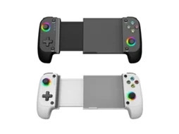 Gamepad Bluetooth 5.0 Mgpx Rgb Neon Vibração Dupla Função Turbo Android Ios Preto MARS GAMING