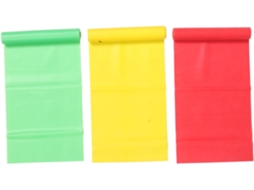 Conjunto De 3 Faixas Elásticas Resistência Para Exercícios Ioga, Pilates, Fitness E Treinamento Força Pernas