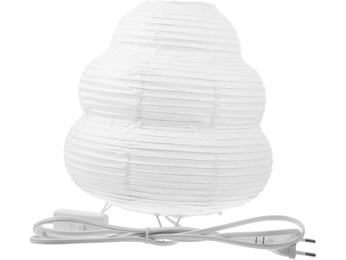 Elegante Candeeiro De Mesa Em Papel Macio E14