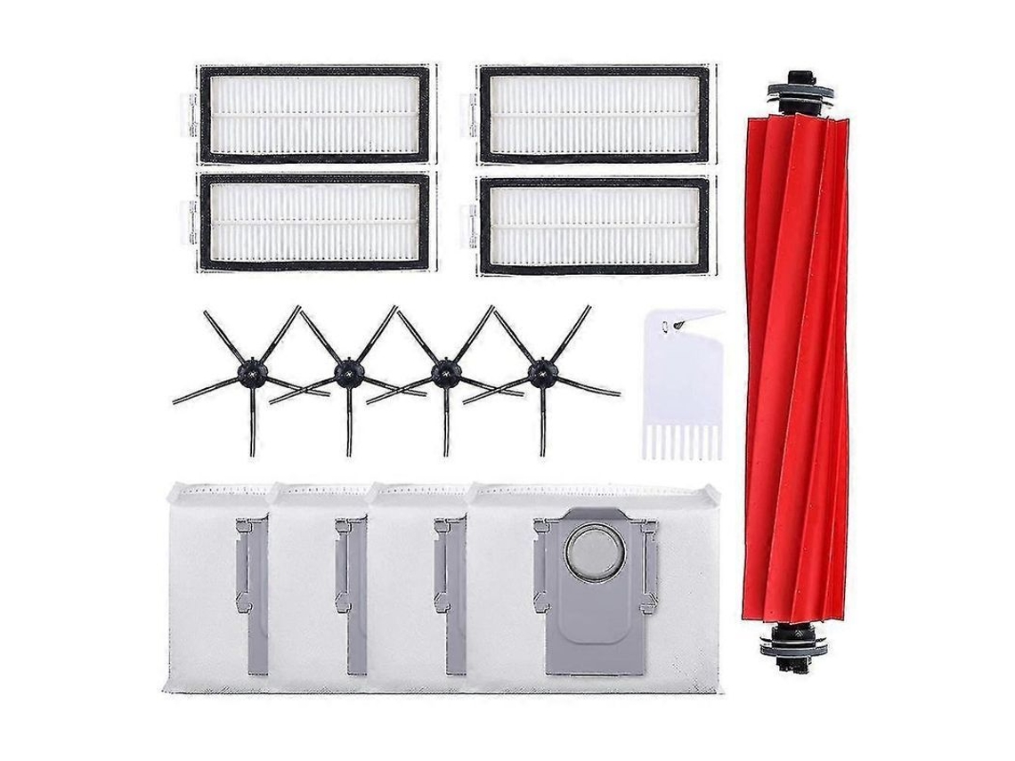 Peças De Reposição Para Roborock Q7/q7+/q7 Max/q7 Max+ - Kit Com Escova Principal, Lateral, Filtro E Bolsa De Poeira