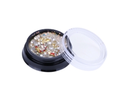 Decalques De Unhas Com Decoração Natalina Strass E Lantejoulas