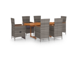 Dining Set, Dining Sets Vidaxl Cinzeto Rattan / Vime (n/a)