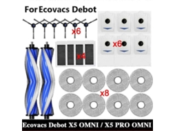 Peças De Reposição Para Aspirador Robô X5 Omni / X5 Pro Omni: Saco De Pó, Escova Lateral Principal, Filtro, Acessório Para Esfregão._glo