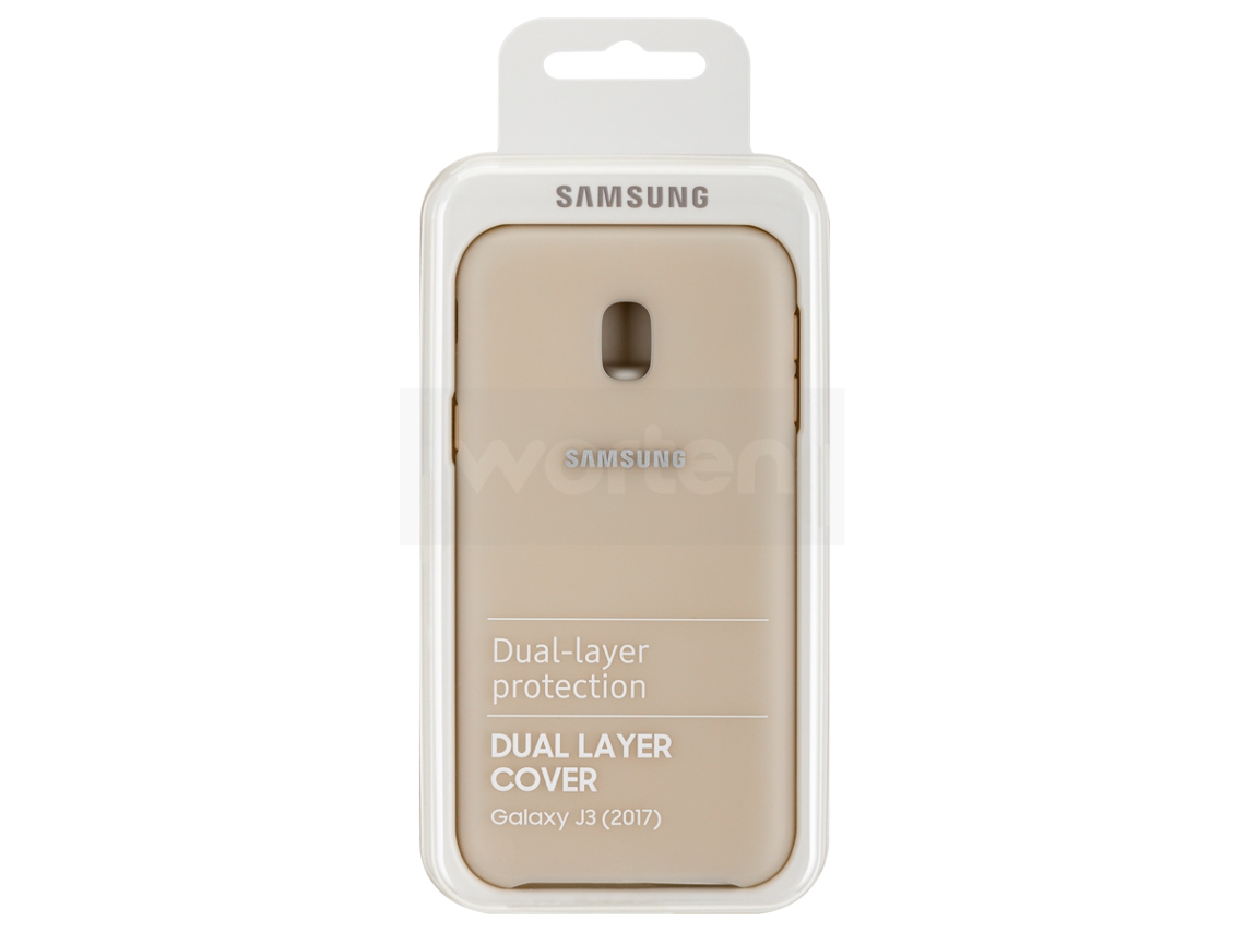 Capa SAMSUNG Galaxy J3 2017 Dual Layer Dourado