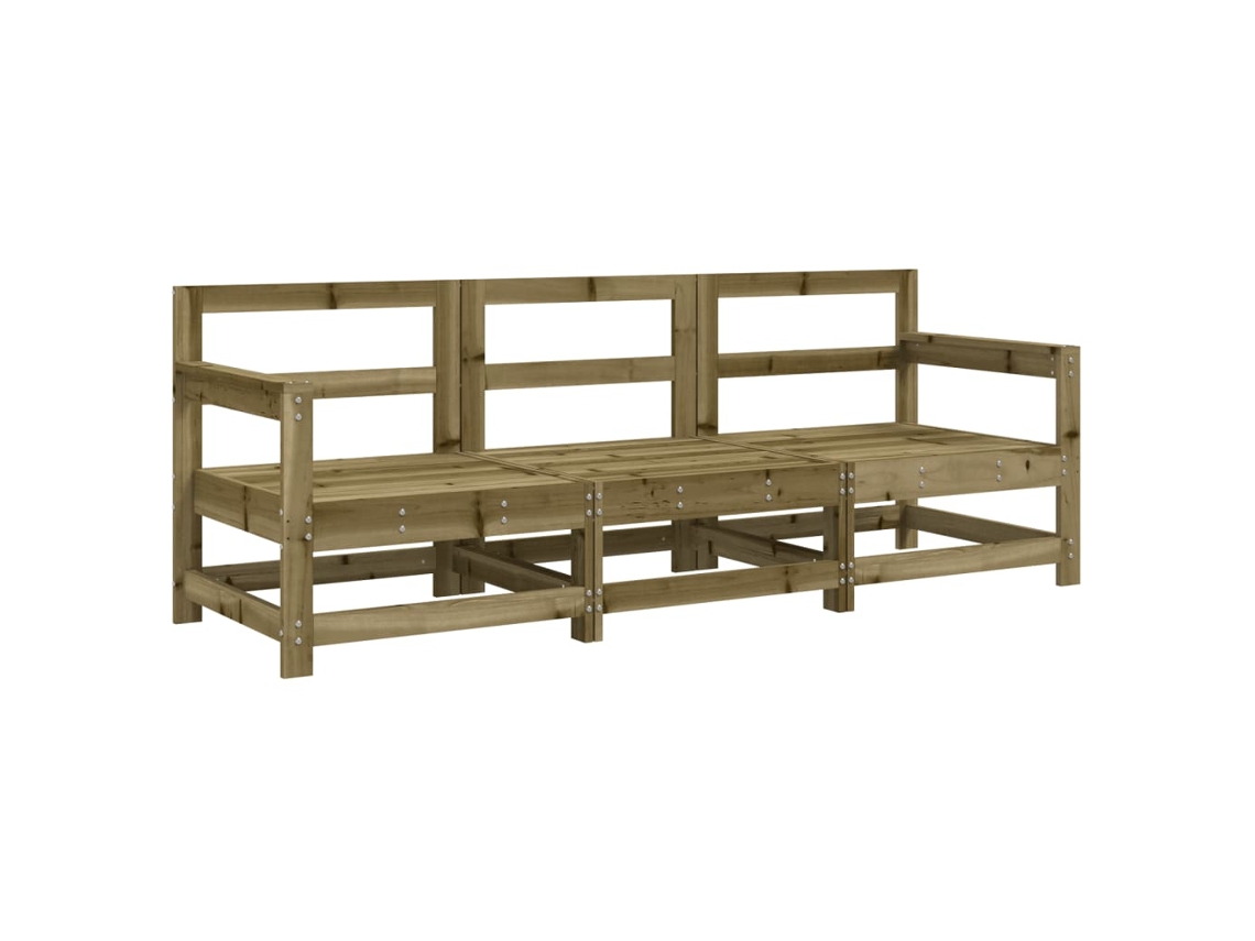 Garden Lounge Set, Garden Lounge Sets Vidaxl Marrom Madeira De Pinho Impregnada (n/a)
