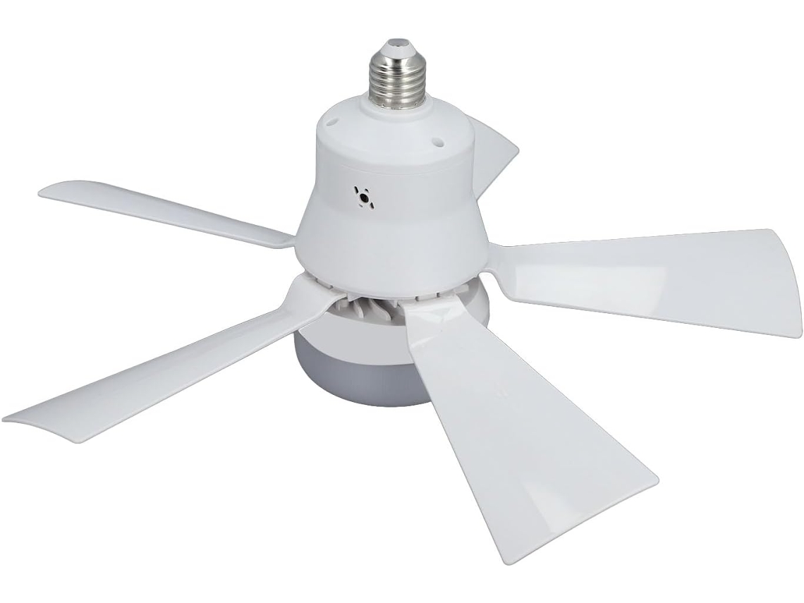 Ventilador De Teto Com Luz Chiciris, Parafuso E Controle Remoto,