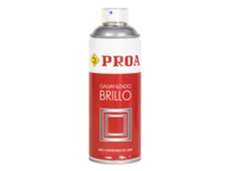 Proasol Green Cold Glossy Galvanised Spray Cinzento